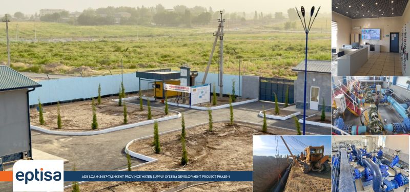 Taşkent İli Su Temini Geliştirme Projesi – Faz 1’de Önemli İlerleme