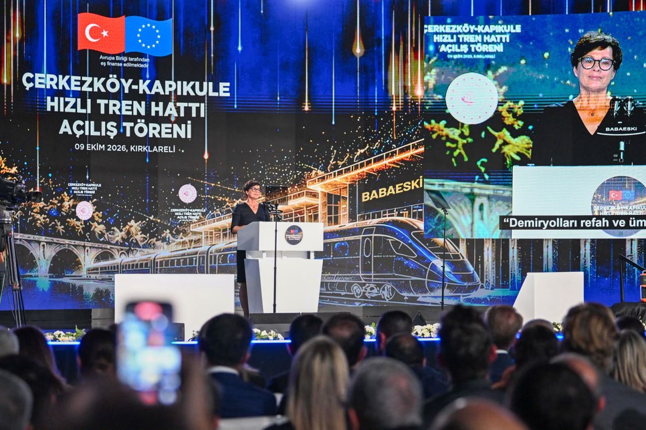 Türkiye’yi Avrupa’ya bağlayan demiryolu projesinde açılış gururu